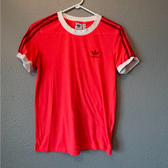 adidas Bold color Tee with White Accents - Picture 2 of 6